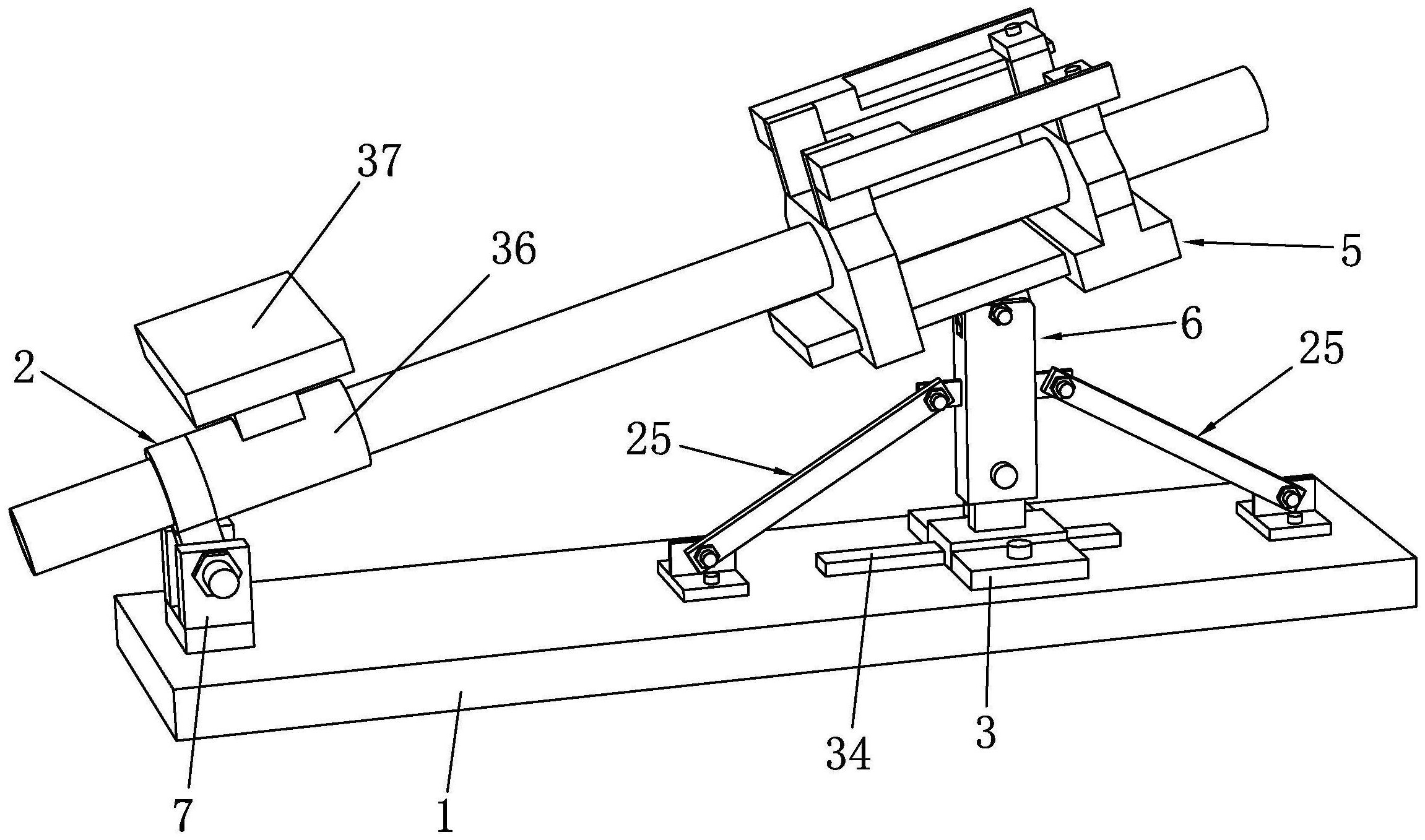 一种用于调节管道角度的安装装置