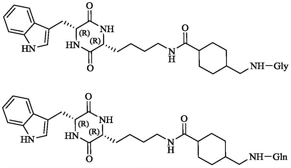 氨基酸和氨甲环酸修饰的二酮哌嗪其制备和应用