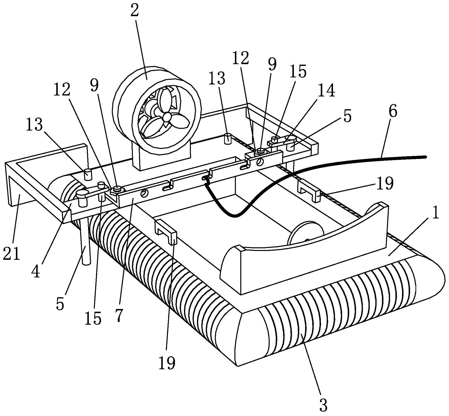 cn110667555b_一种用于滩涂救援的滚塑气垫船及其救援方法