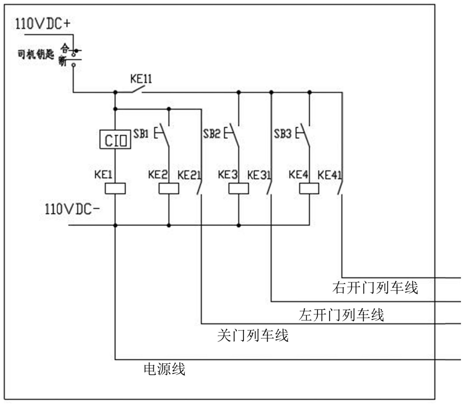 解放车门控制器电路图图片