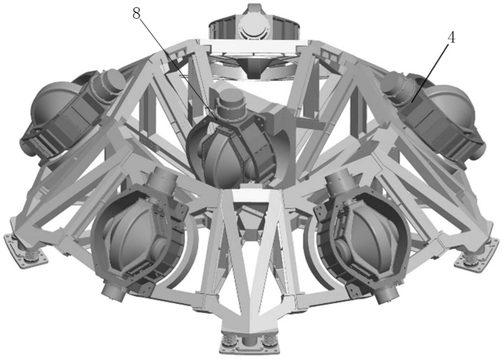 航天器控制力矩陀螺集群被动隔振装置