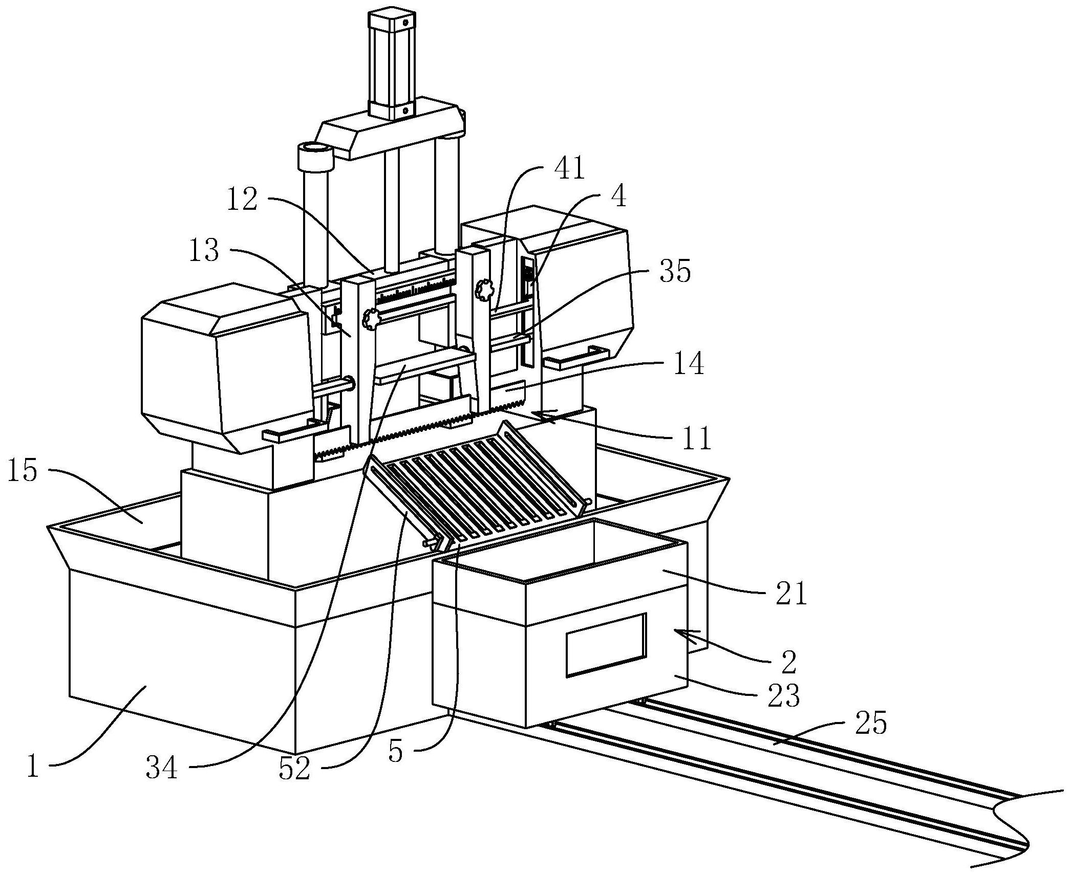 一种用于锻造钢材的数控锯床
