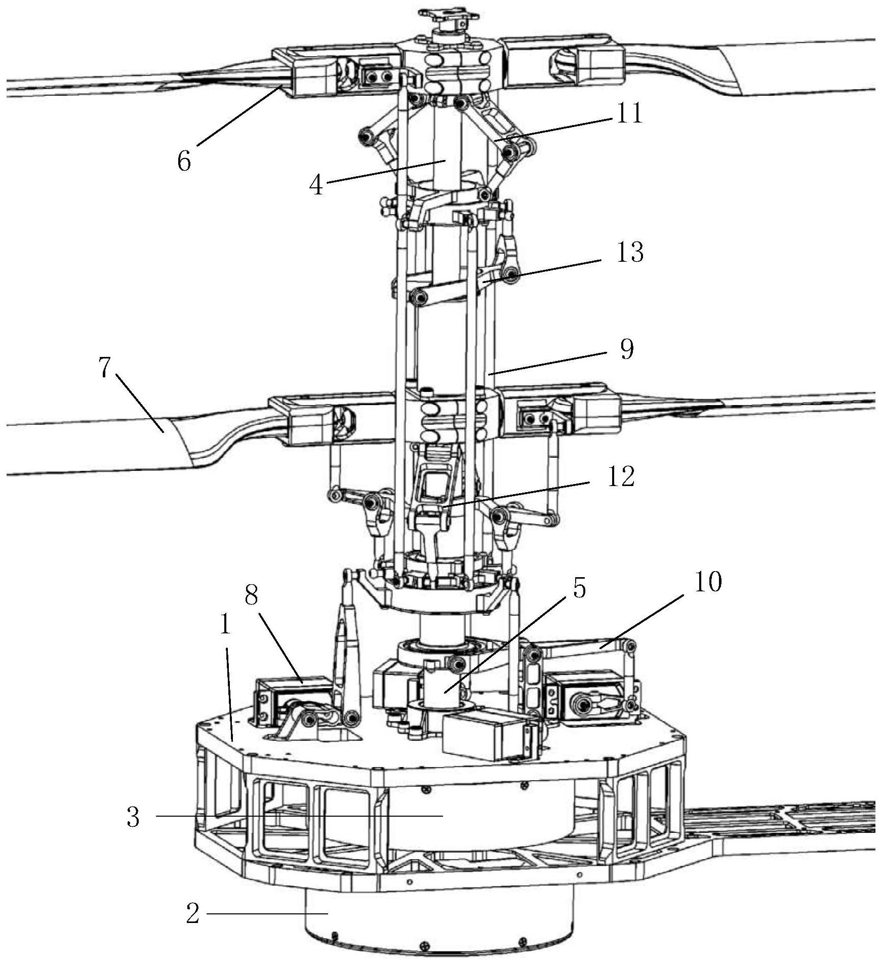 自制共轴直升机图纸图片