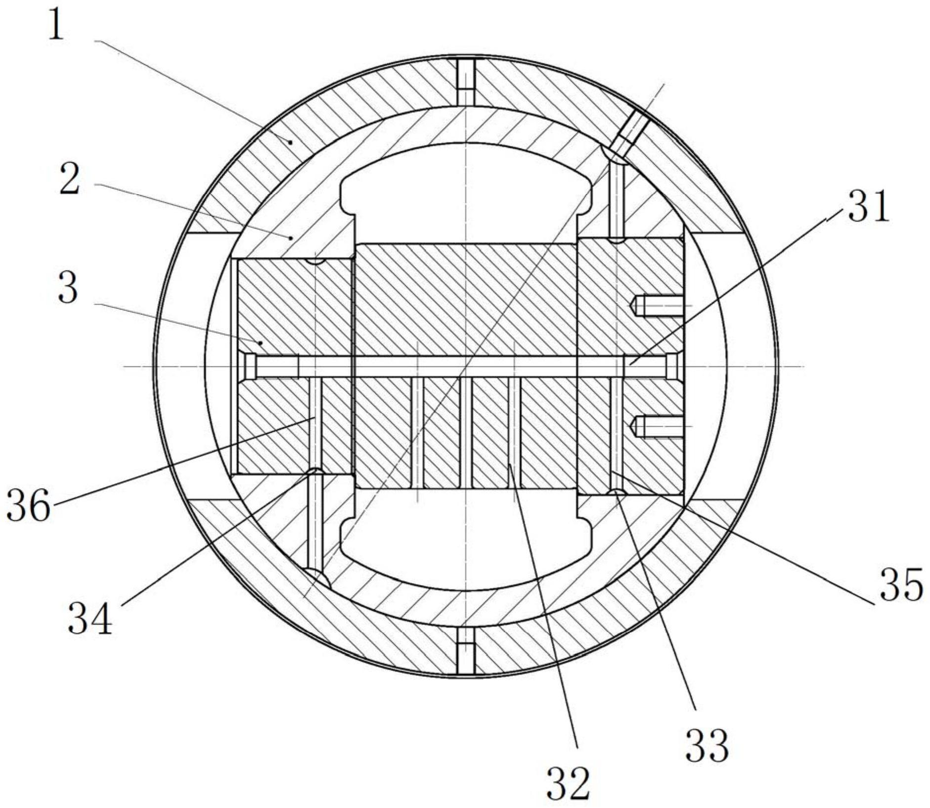 一种隔膜泵用十字头组件的润滑结构