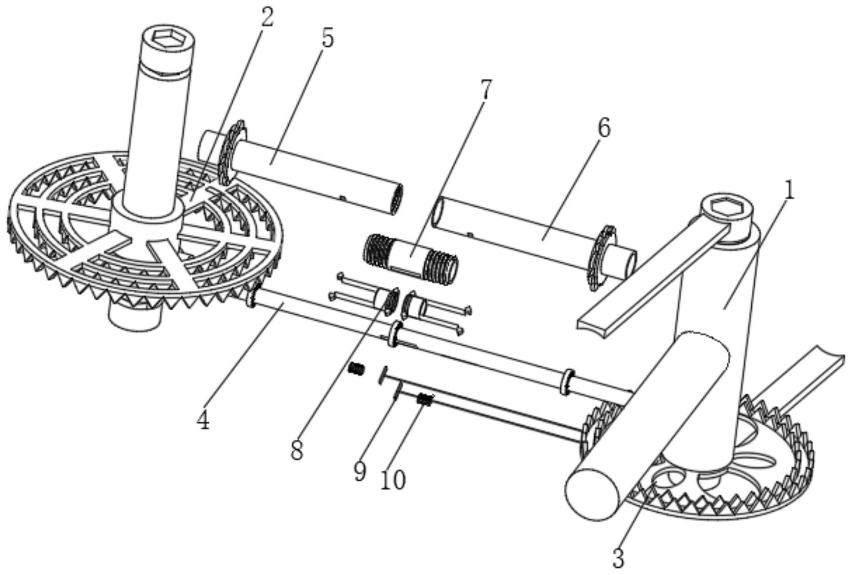 cn111169591b_一种可变速自行车的轴传动结构