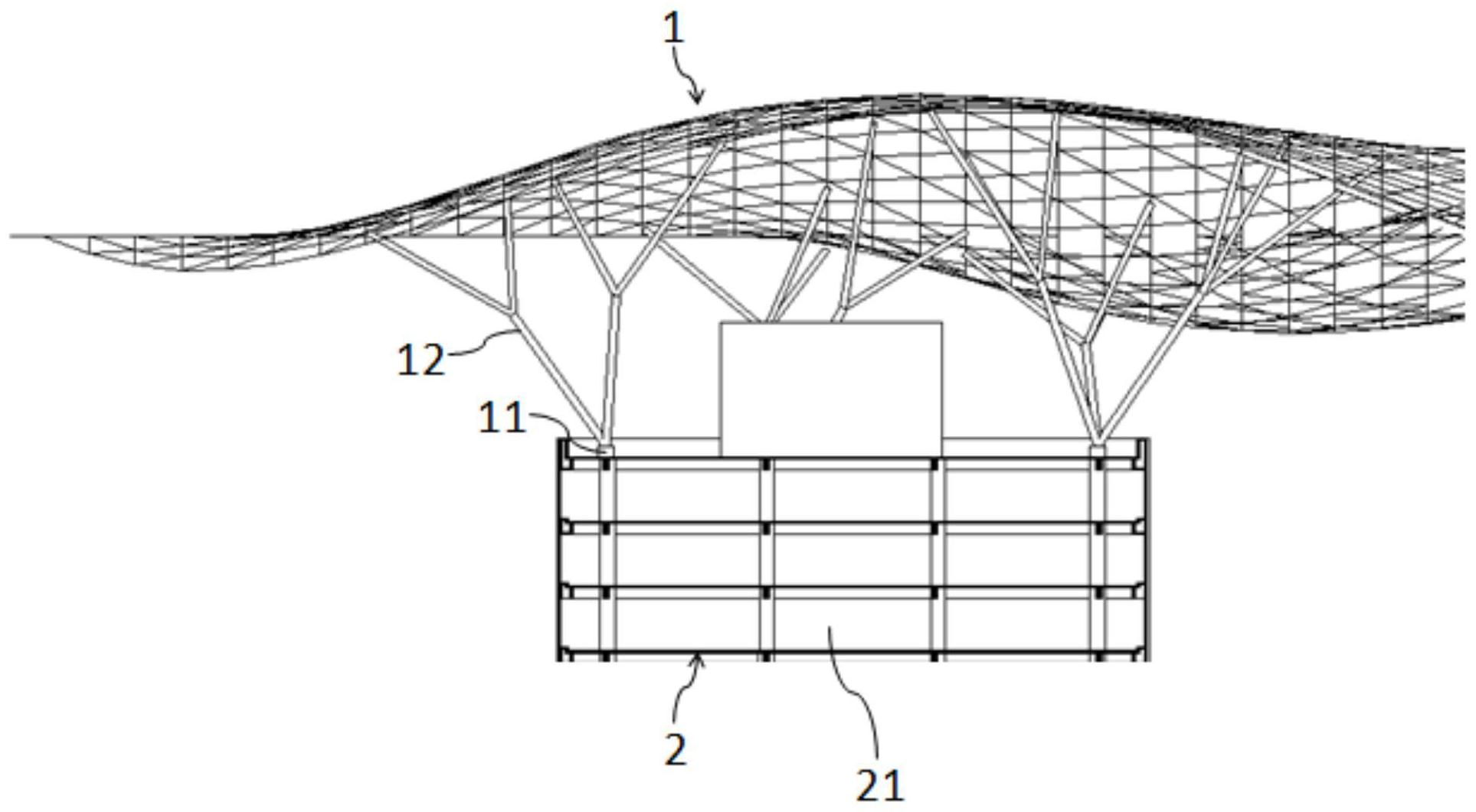 一种连续多跨大跨高空铝合金网壳结构的施工方法