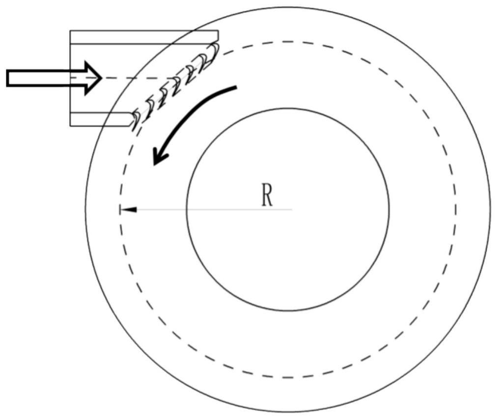 模拟轴流压气机高速旋转轮毂的悬臂静子平面叶栅实验方法