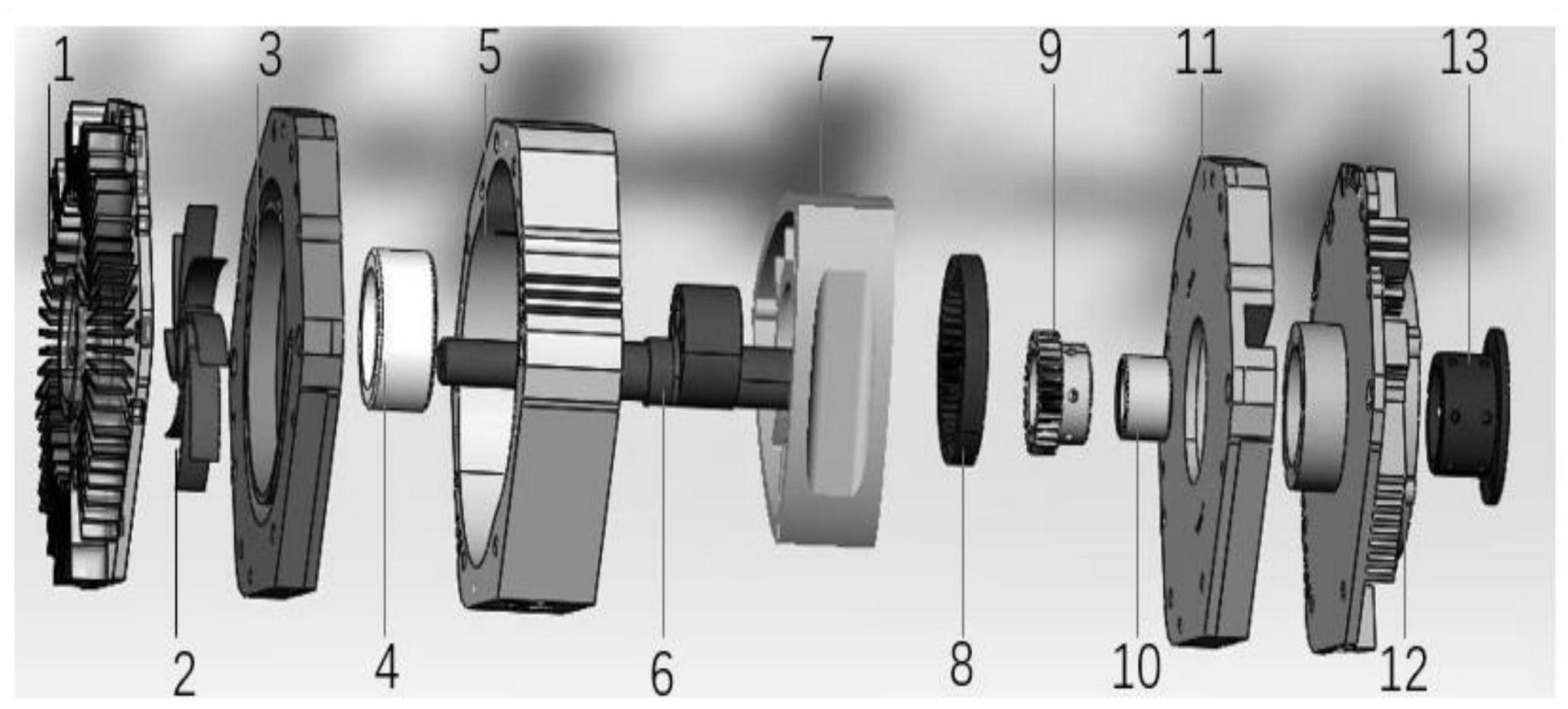 一种转子发动机的增压结构