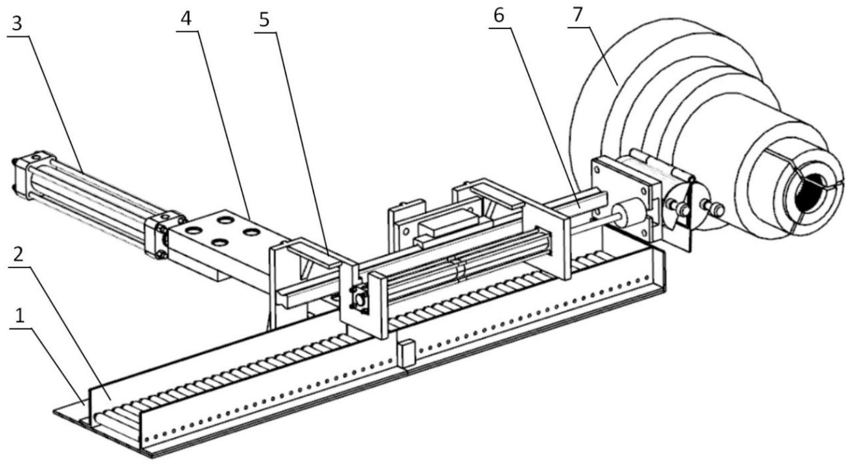 一种工件的铰链式自动开合取料装置及方法