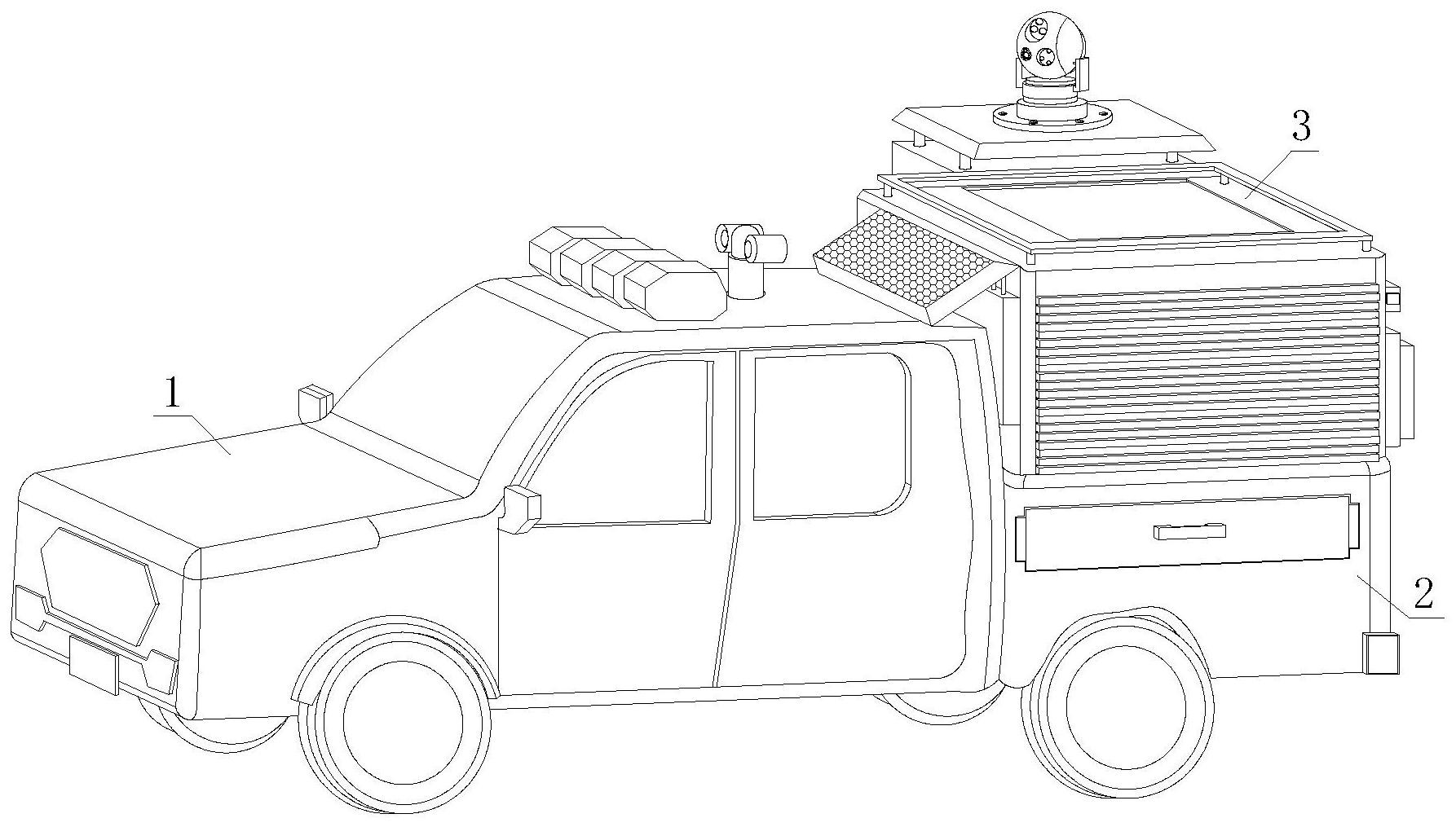 电动无人机警用指挥车