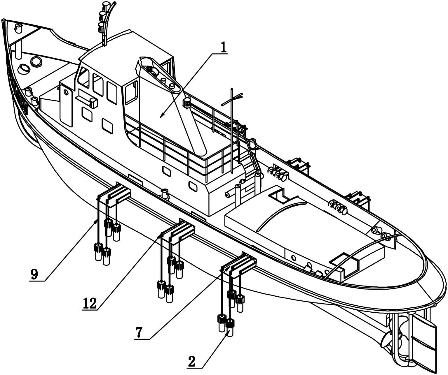 9米渔船设计图纸图片