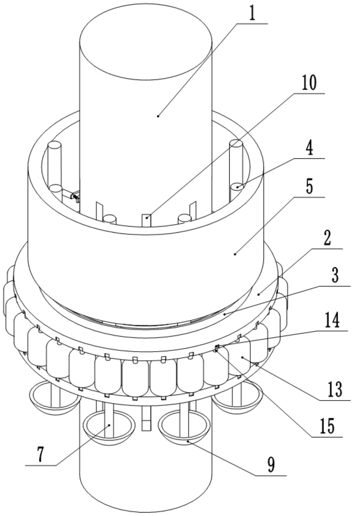 一种分散型桥墩防撞装置