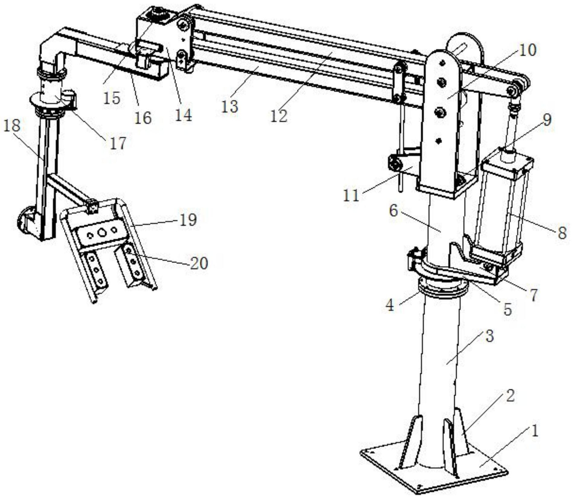 cn111890381b_一种搬运重型铸件用立柱式助力机械手有效
