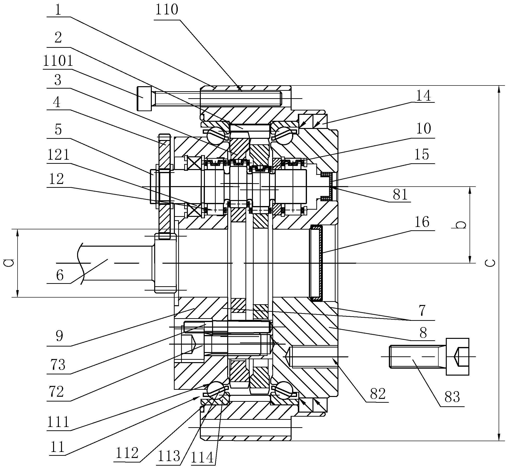 cn111895045b_一种新型结构rv减速机有效