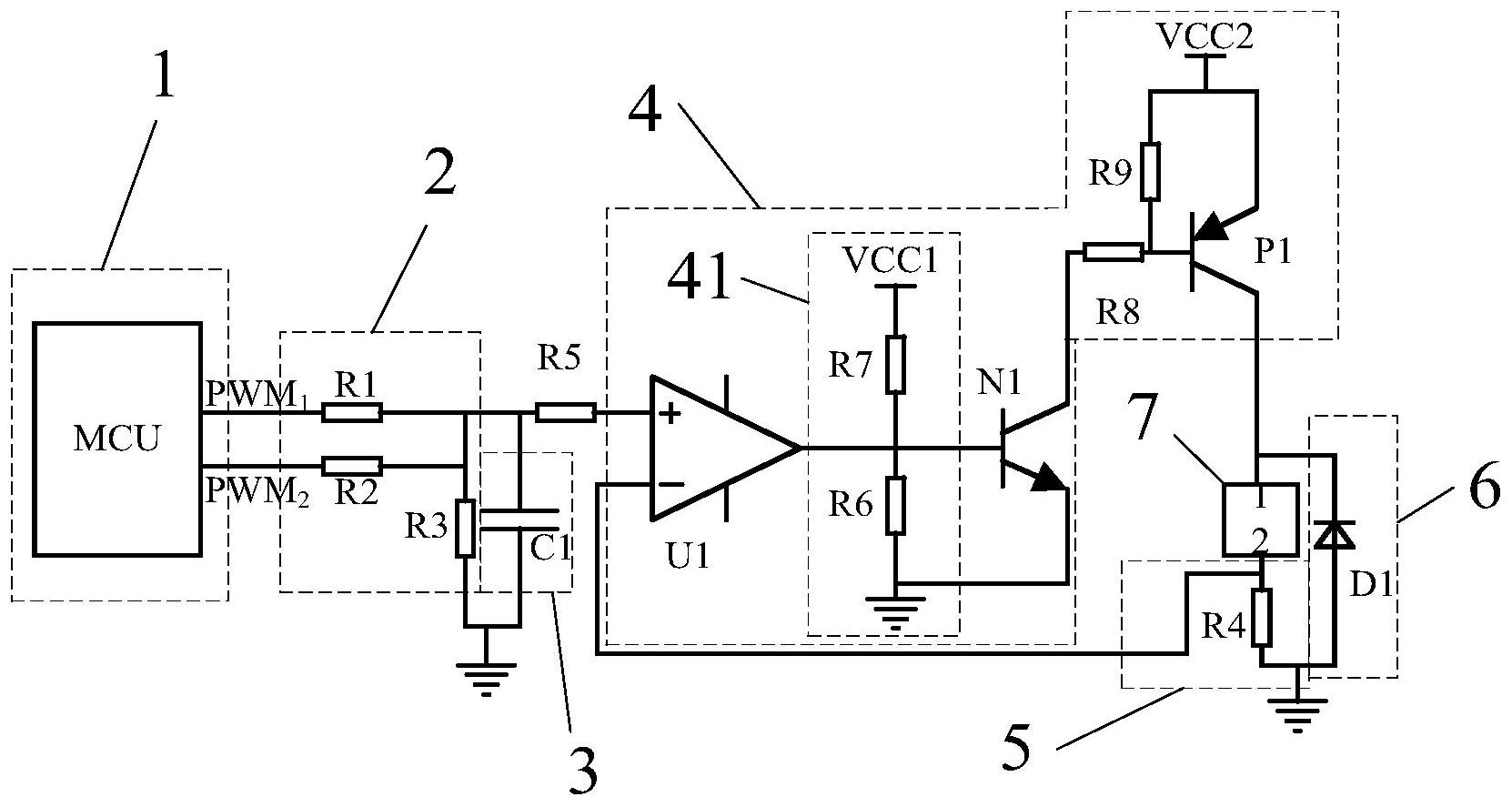 一种燃气热水器及其比例阀的控制电路