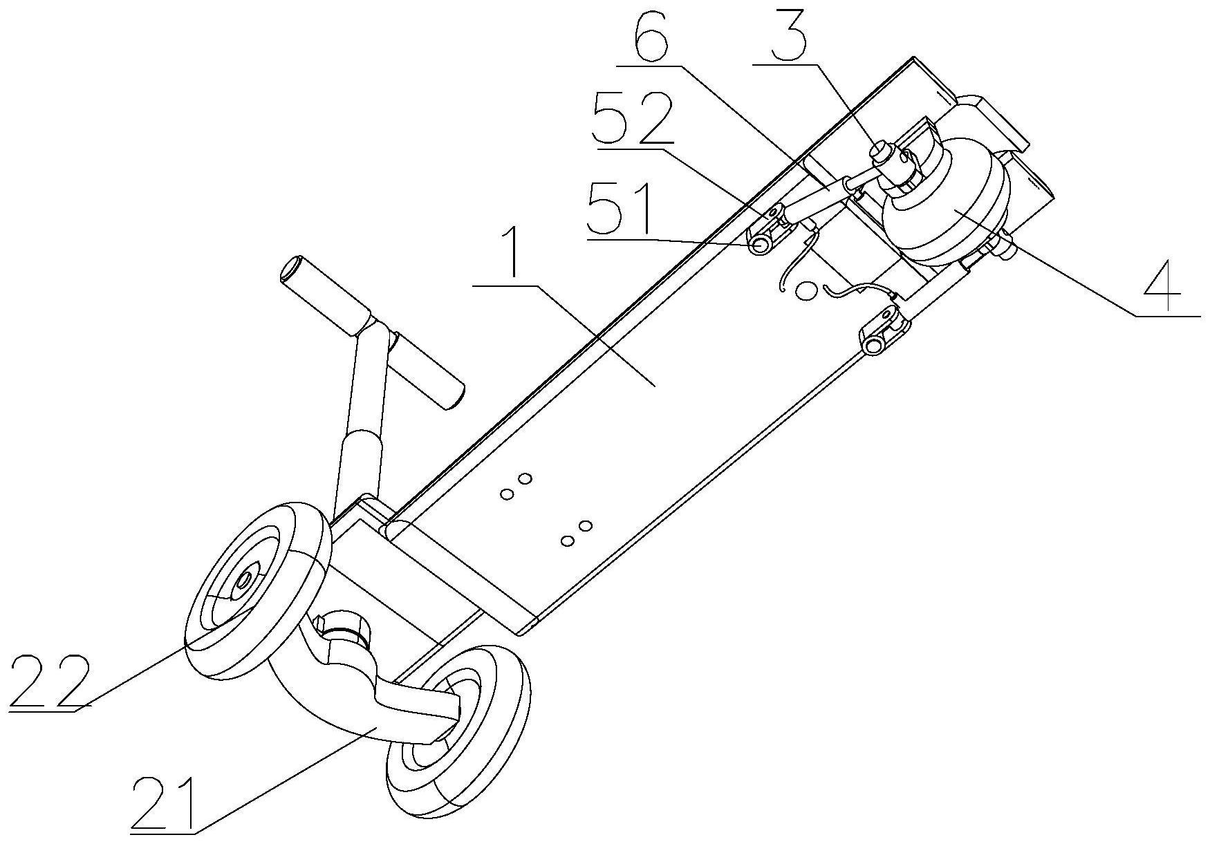 一种气通量控制高速增阻儿童滑板车