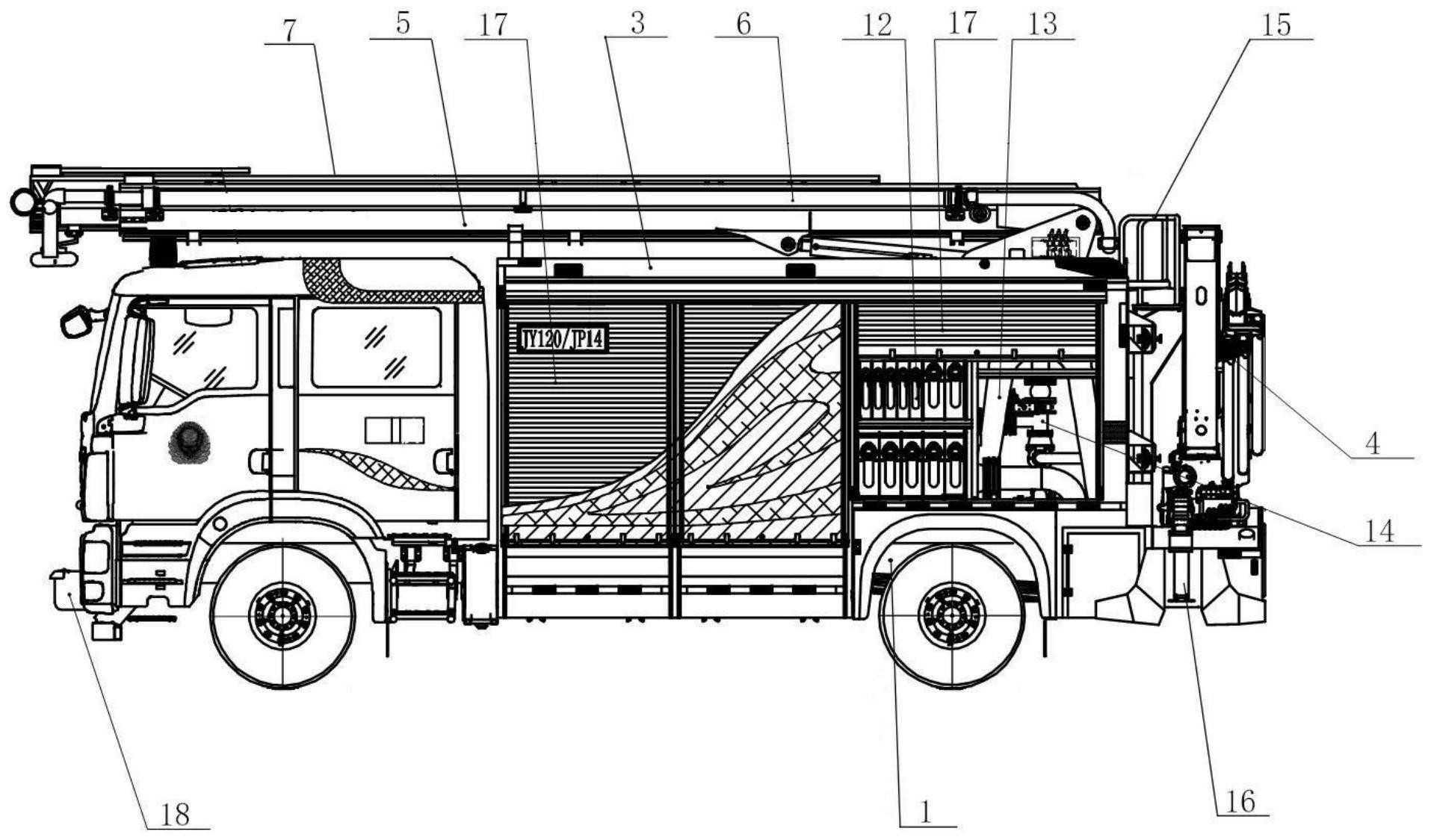 消防车外观结构图解图片