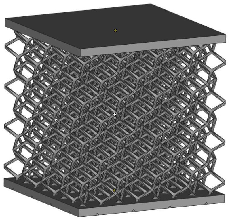 cn112743088a_一种菱形十二面体钛合金点阵结构,夹层结构及制造方法