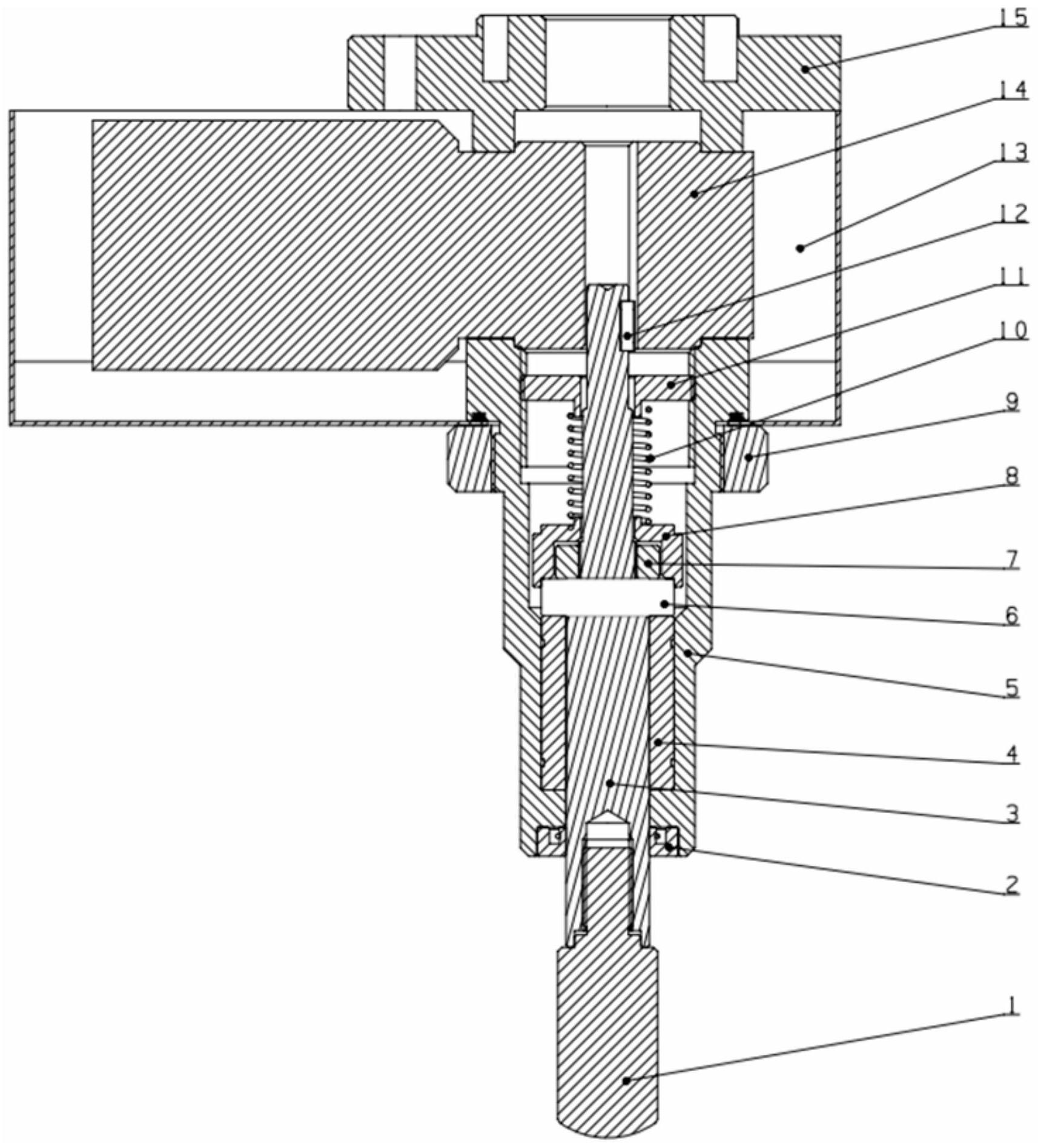 包括抛光工具头,浮动芯轴,固定套筒,压缩弹簧,驱动装置,保护罩和转接