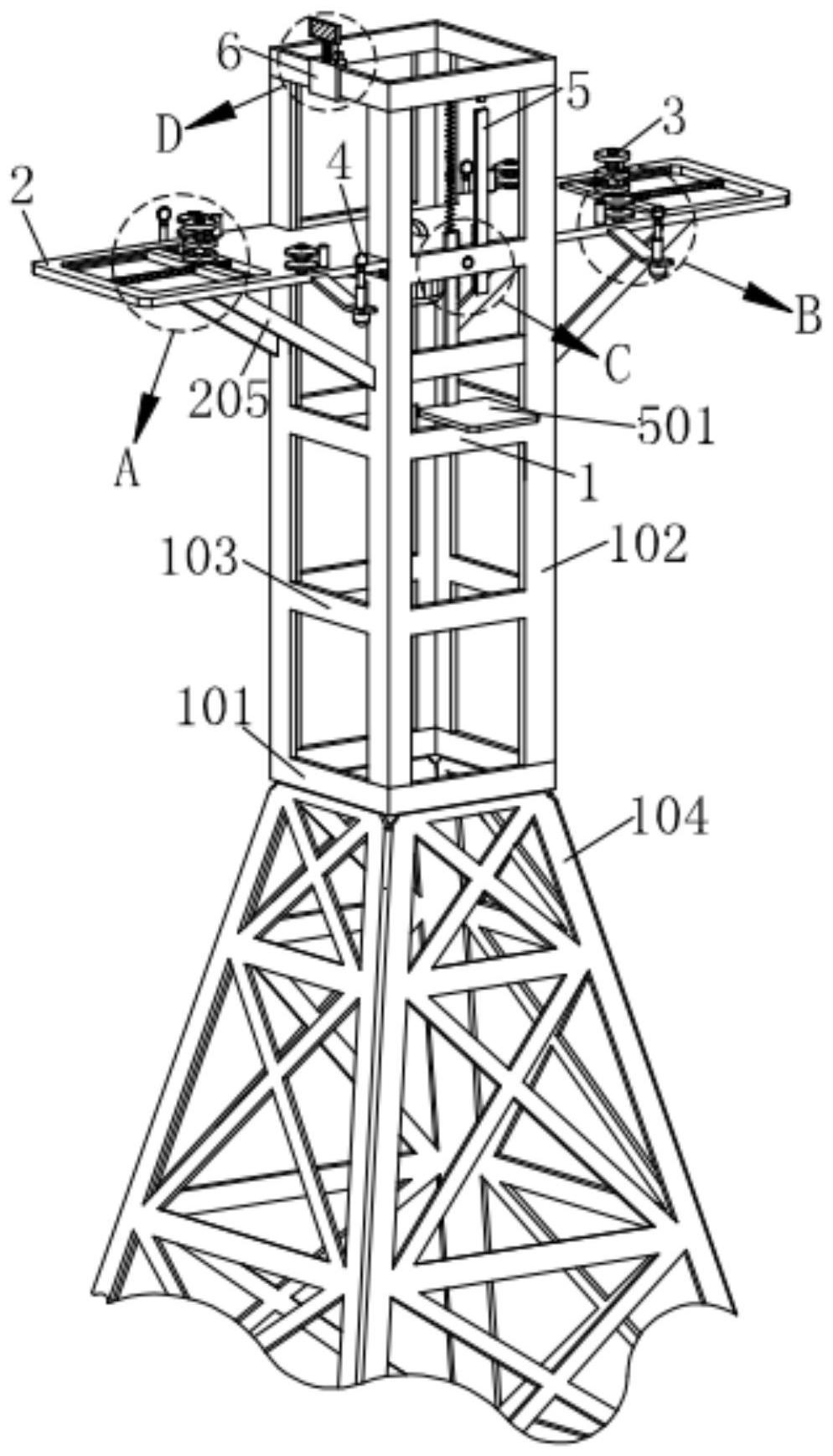 一种10kv输电线路铁塔
