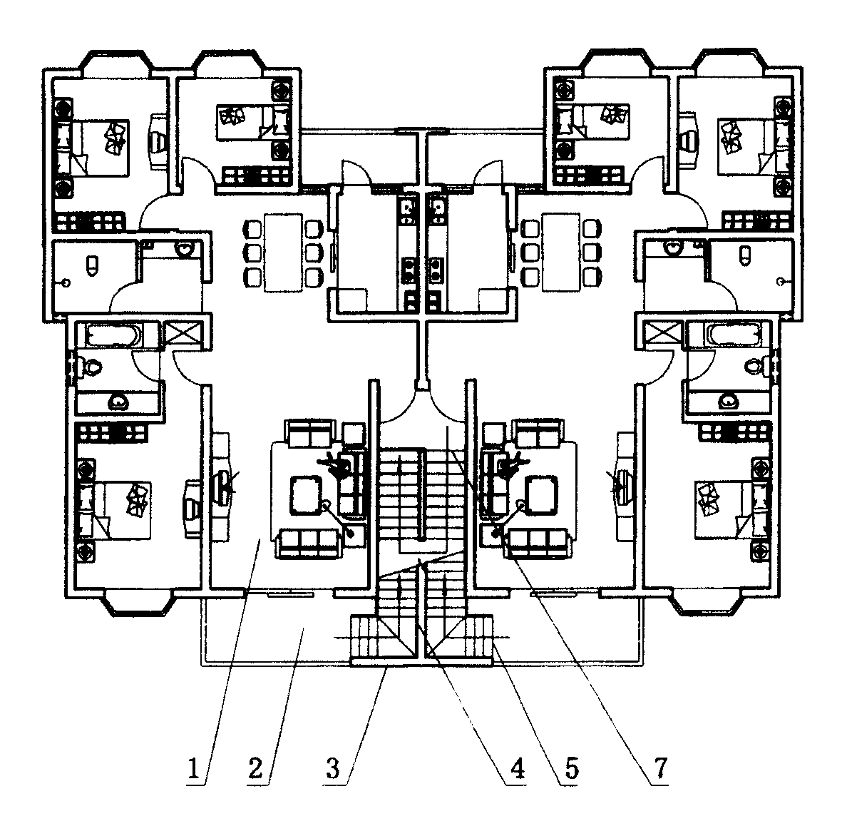 楼梯隐藏式跃层户型