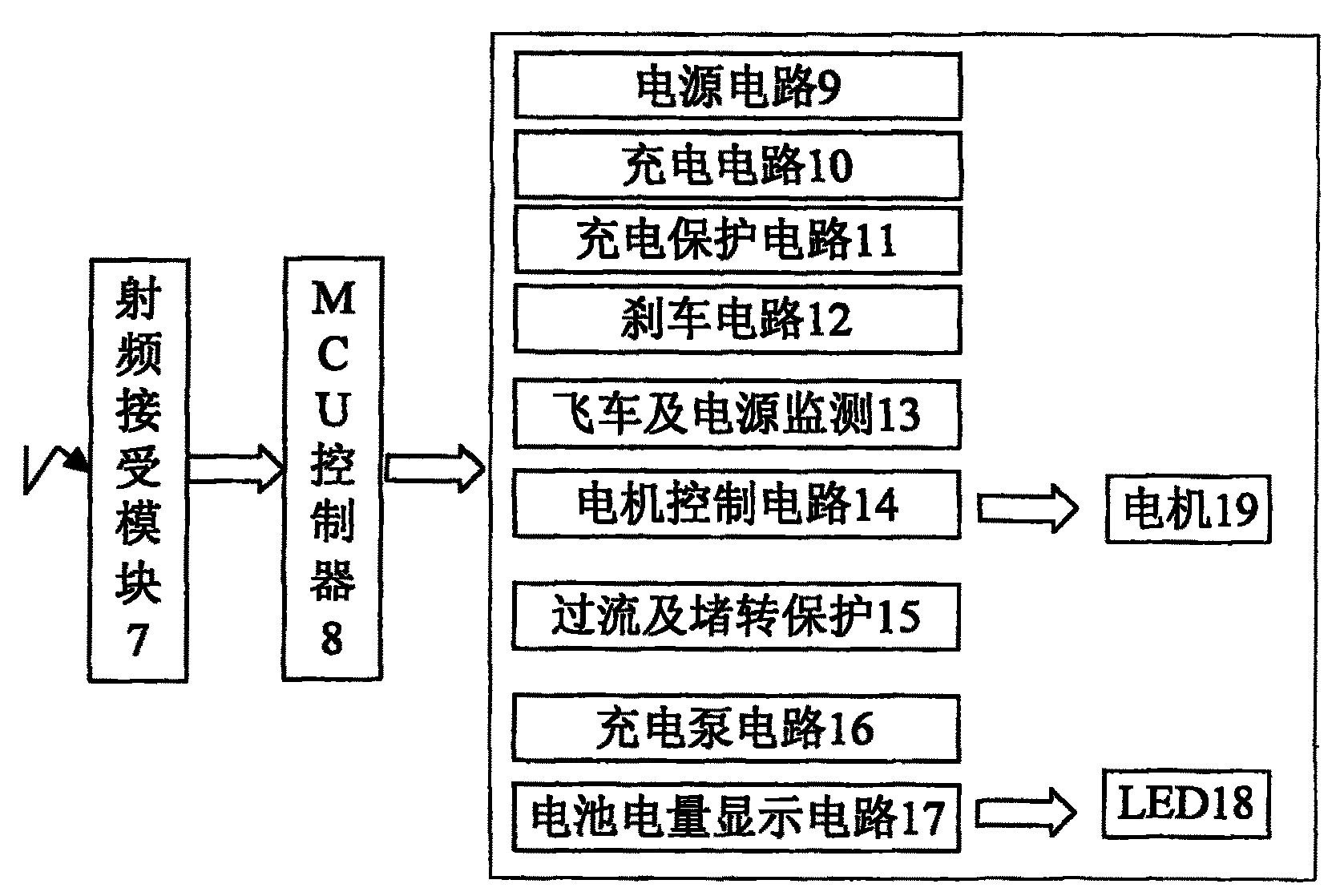 电动滑板车电路图图片