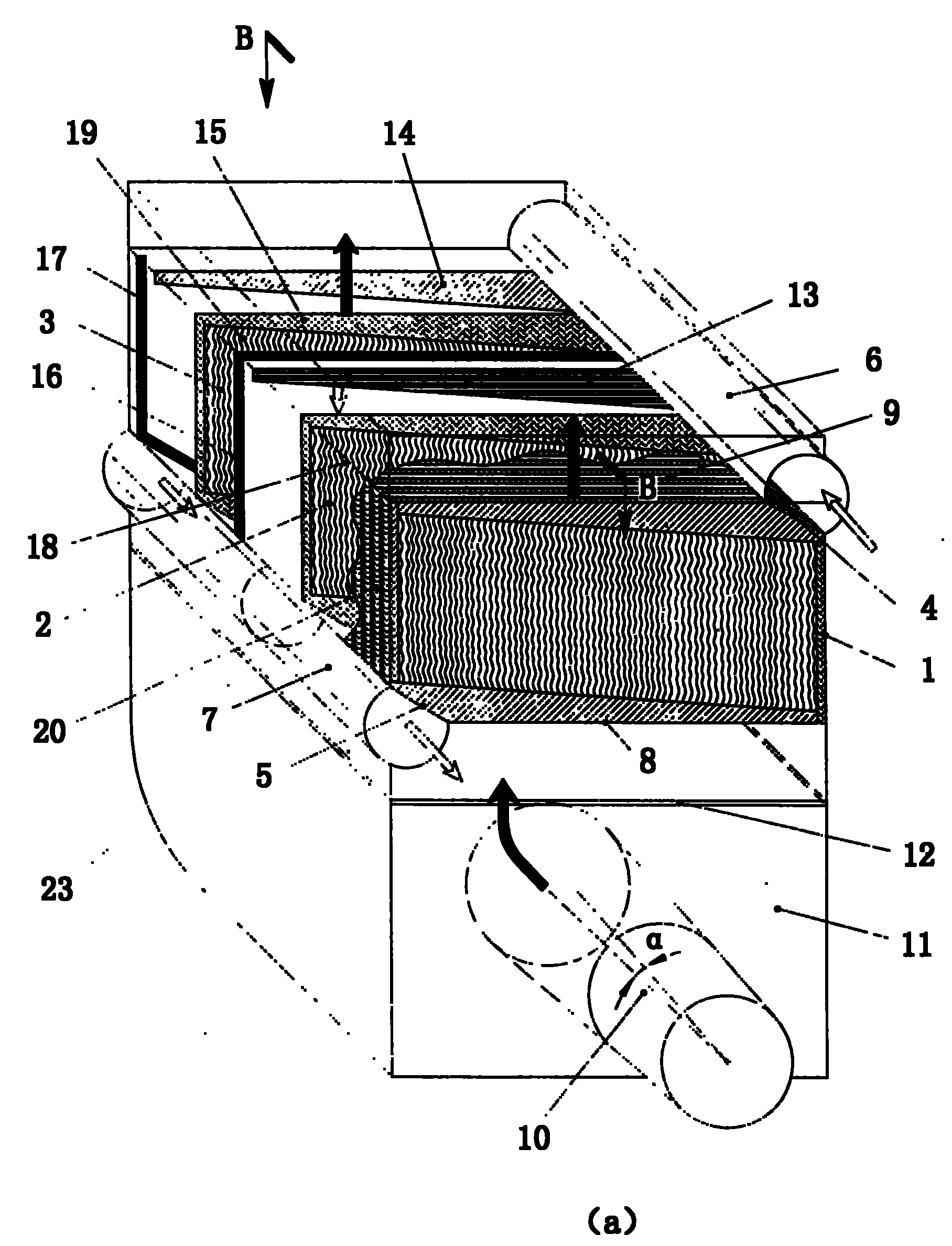 一种适用于微型燃气轮机的原表面回热器
