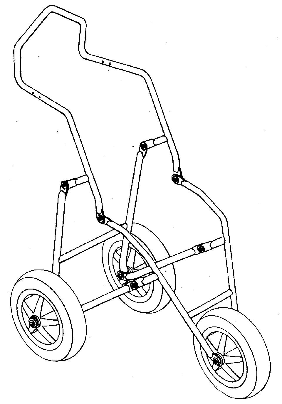 兒童三輪車架