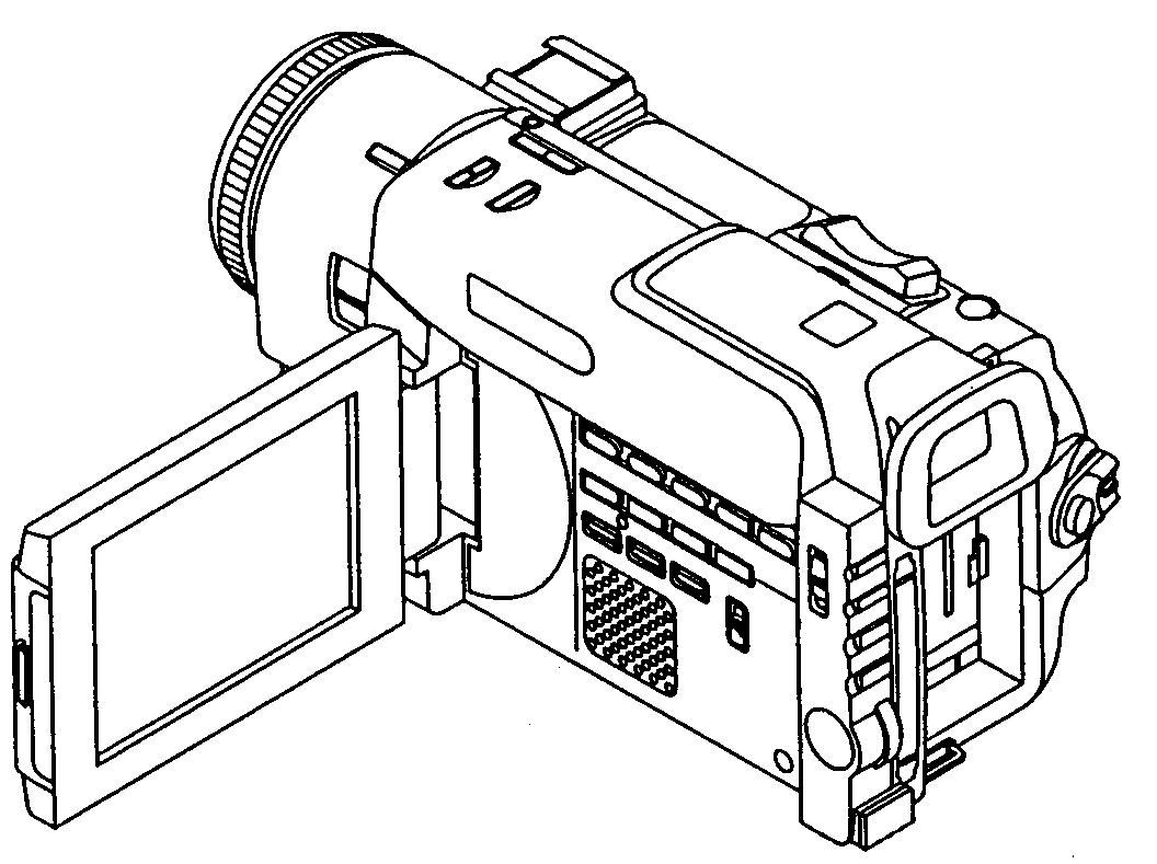 摄像机带磁带录像器