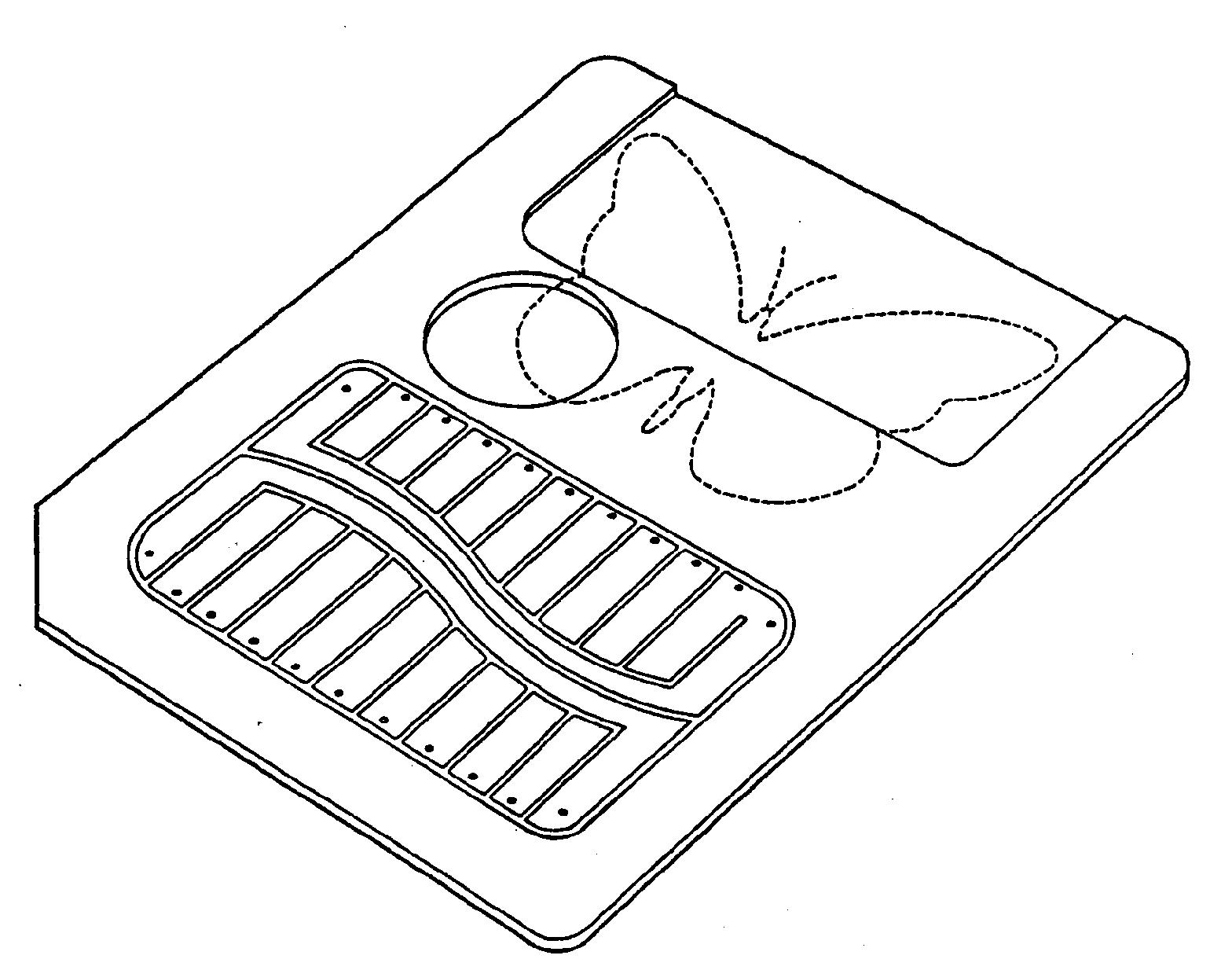 局部透明的ic卡