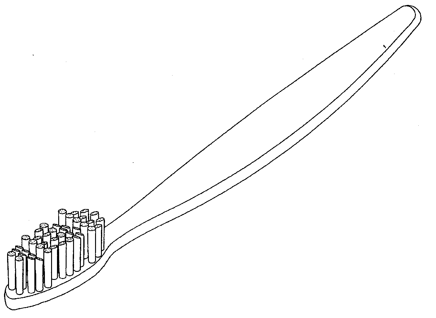 牙刷线描图片