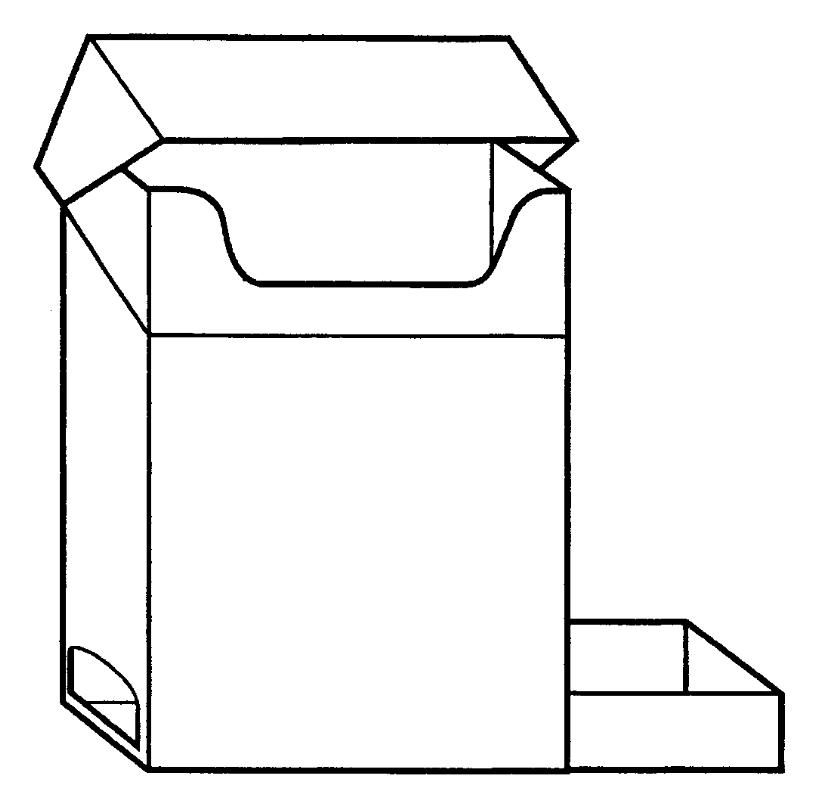 香烟盒子简笔画图片