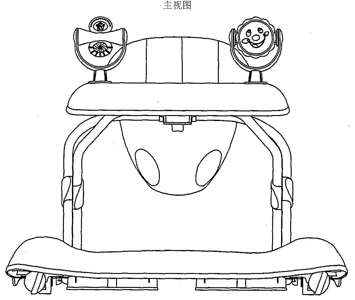 婴儿学步车简笔画图片