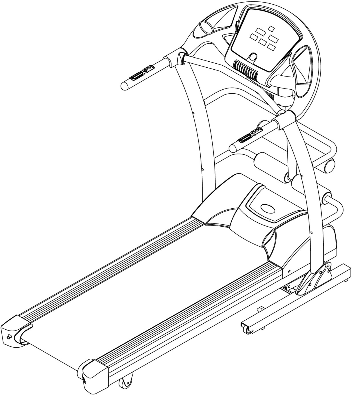 多功能家用电动跑步机f13000q