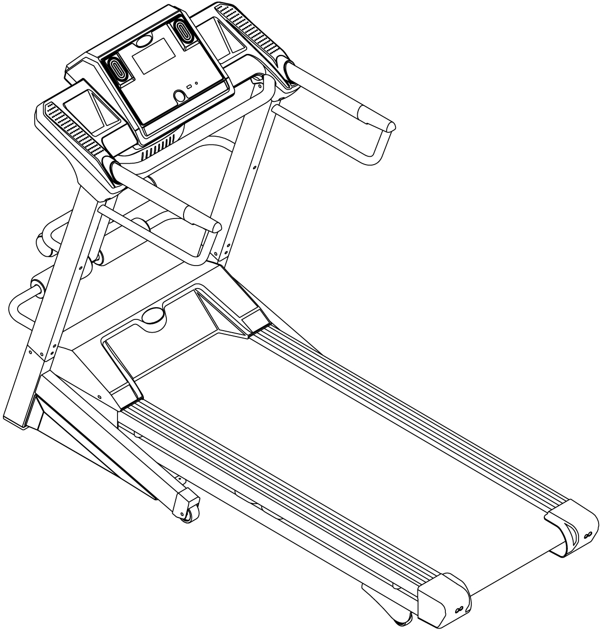 多功能家用电动跑步机(f1-3000r)