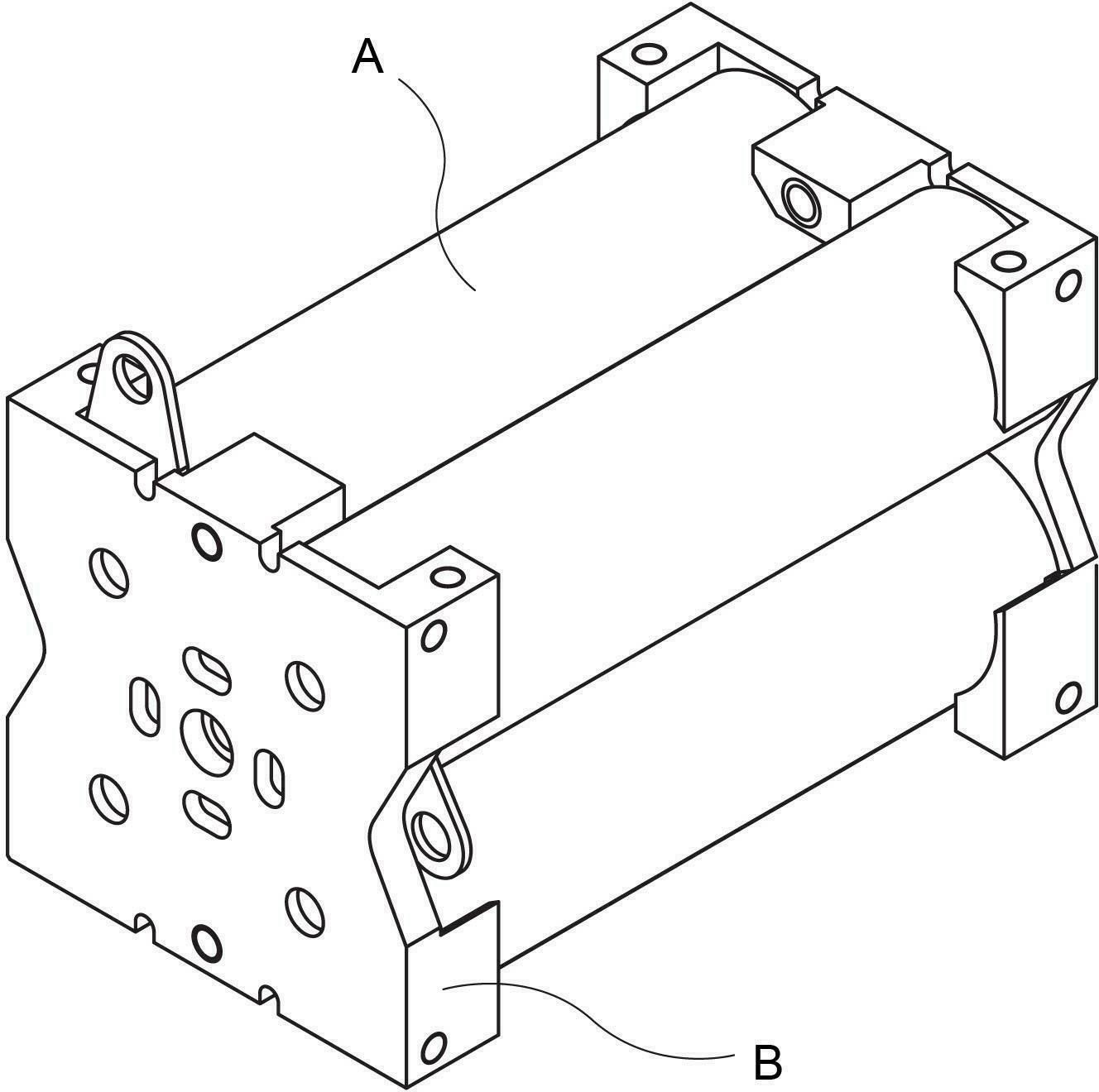 蓄电组件用支撑物