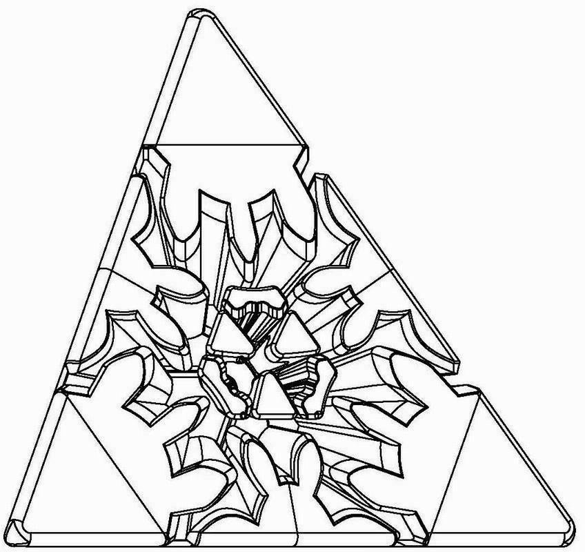 金字塔齿轮魔方