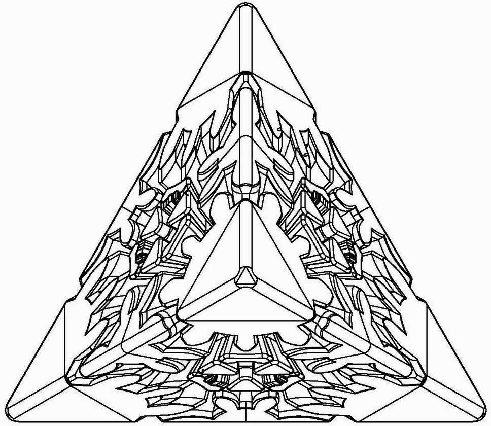 金字塔齿轮魔方