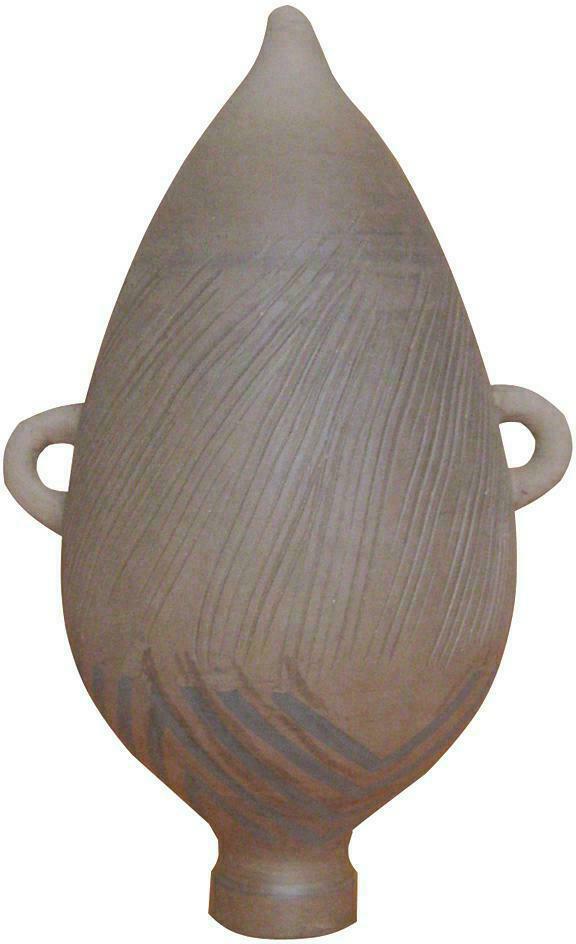 瓶彩陶绳纹双耳小口尖底瓶