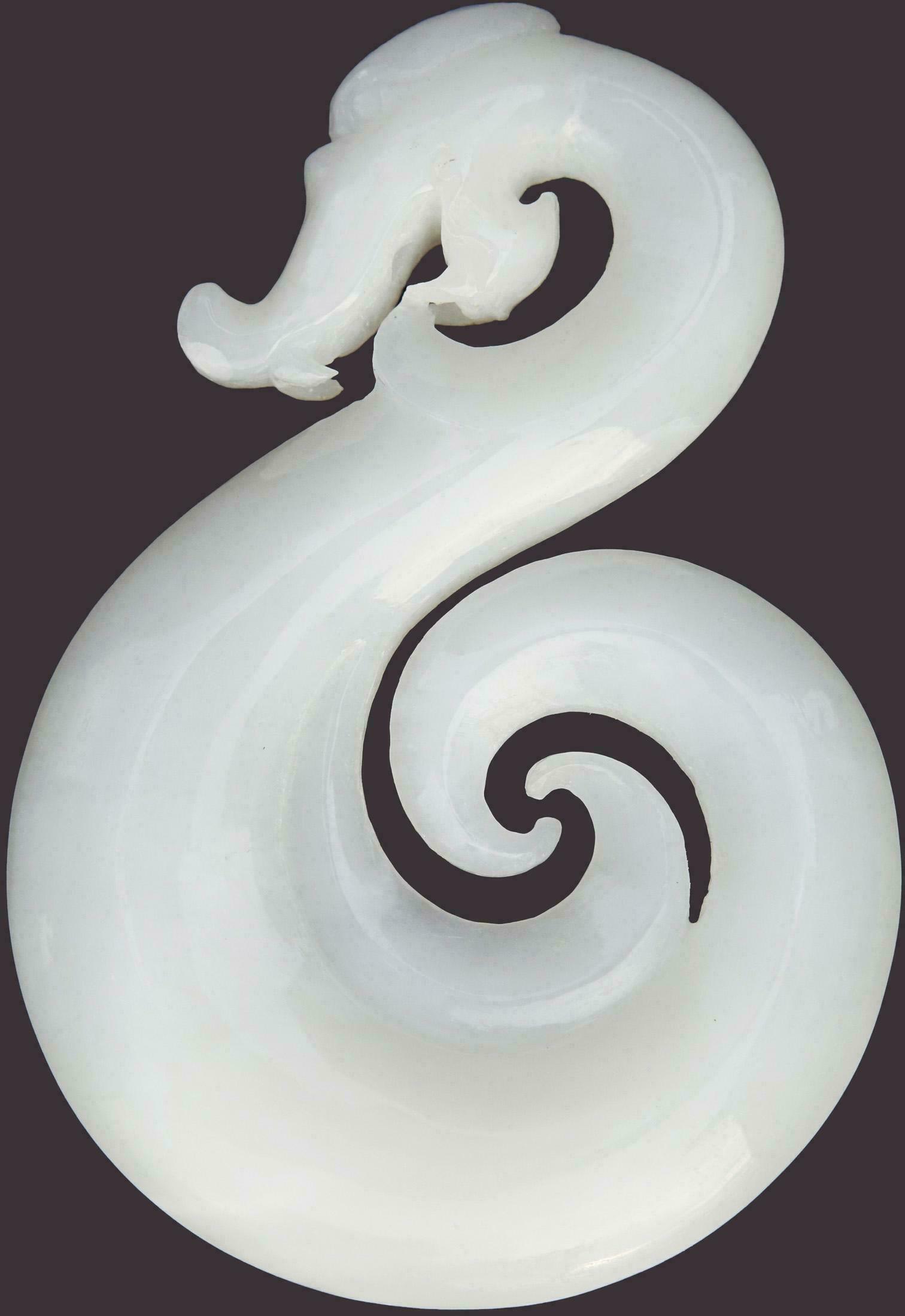 本外观设计产品的名称:玉佩(四海龙腾);2.