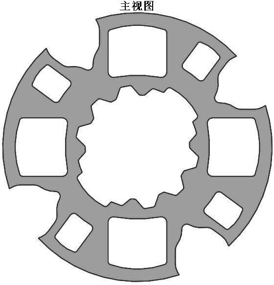 cn303357599s_汽车离合器从动盘减振盘毂失效