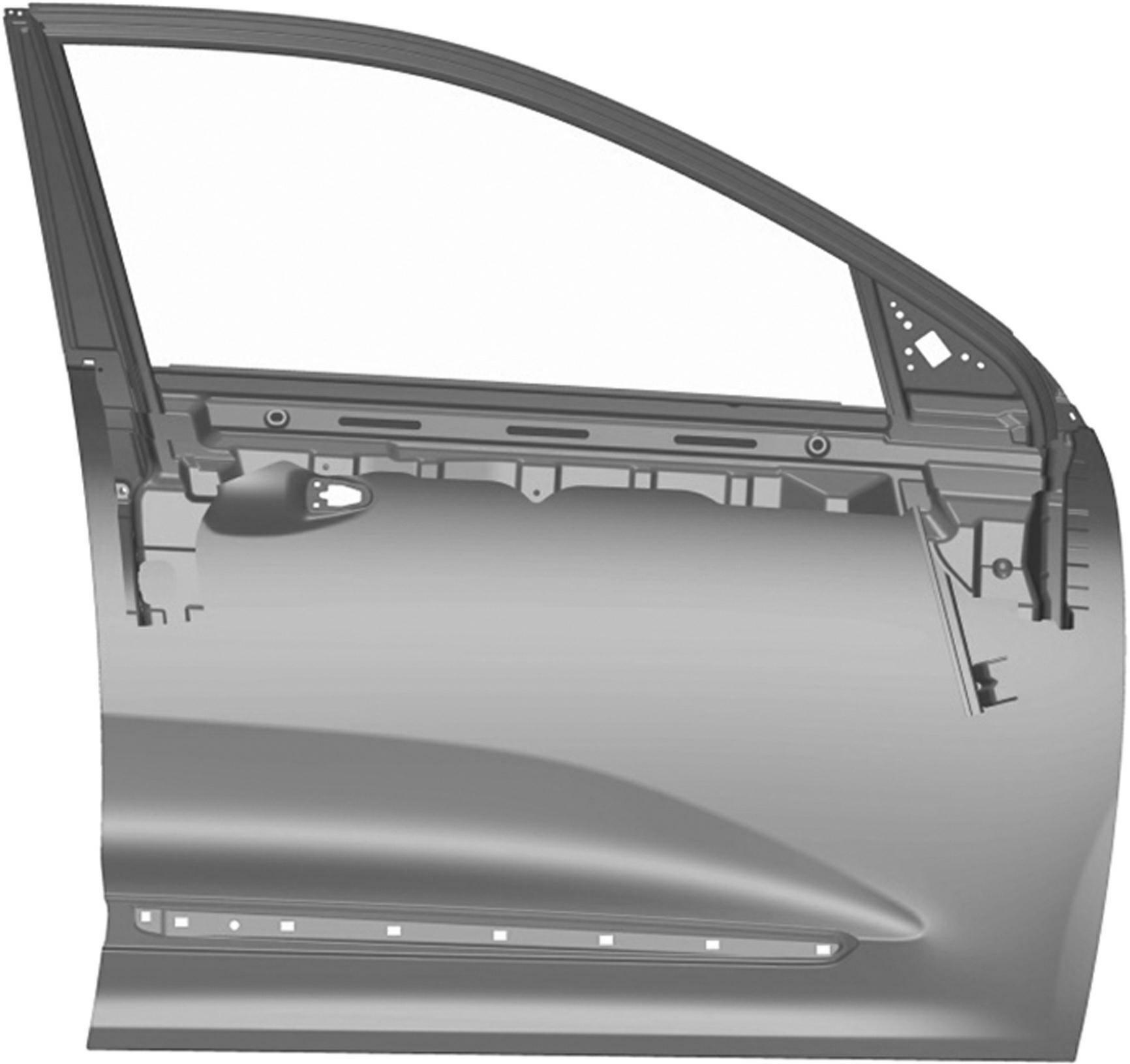 汽车的前车门板