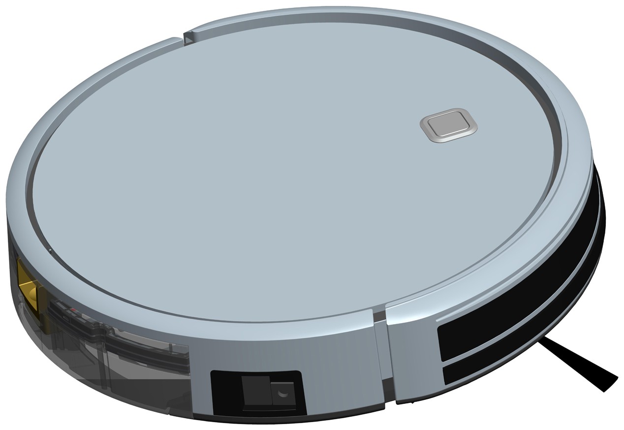 本外观设计产品的名称:智能吸尘扫地机器人(v600);2.