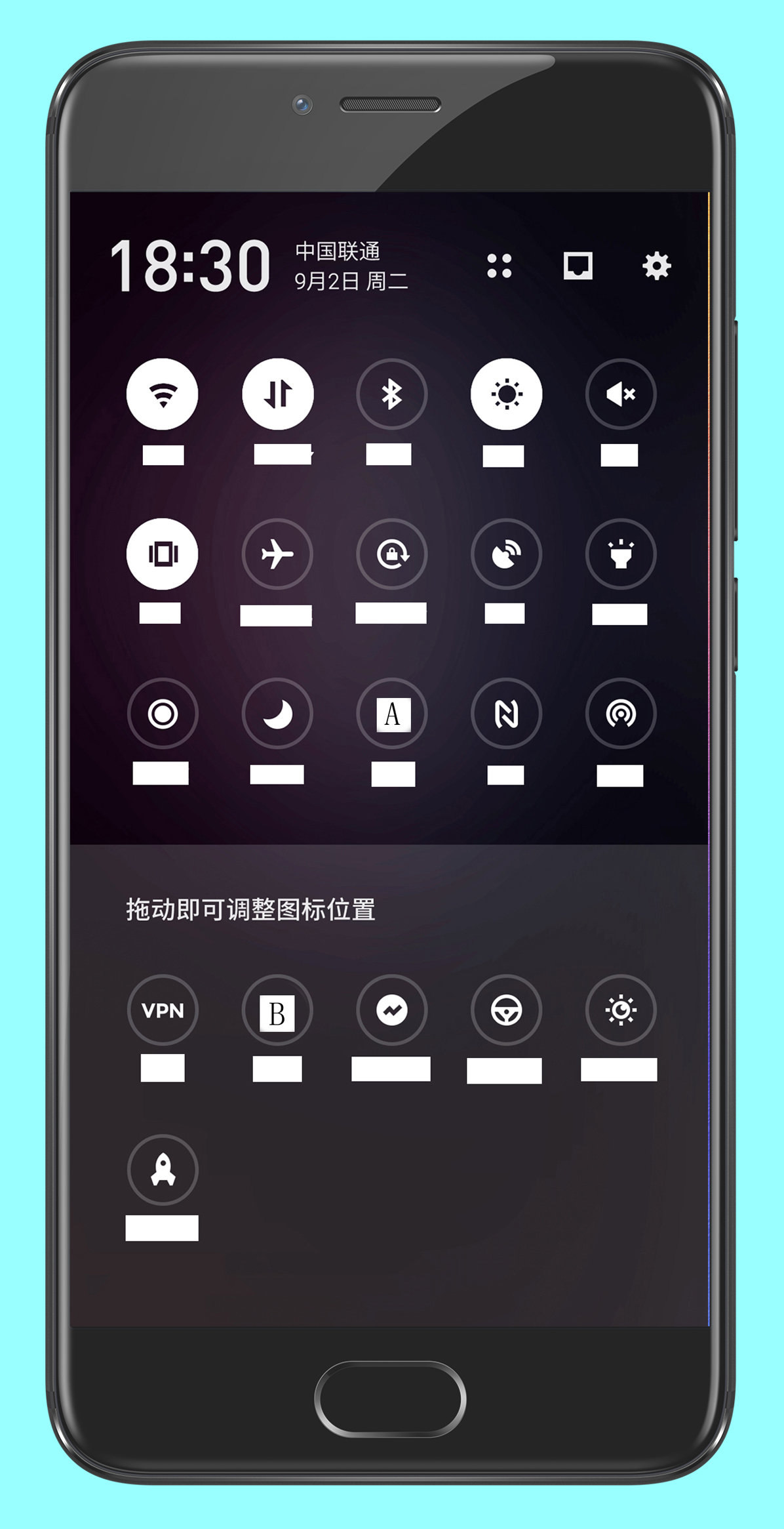 带图形用户界面的手机