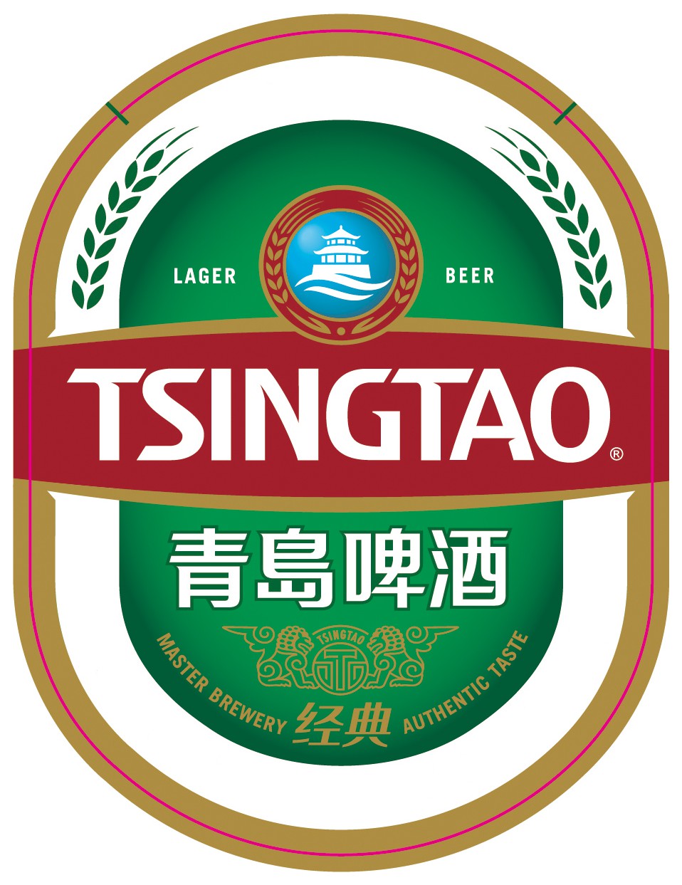 青岛啤酒logo png图片