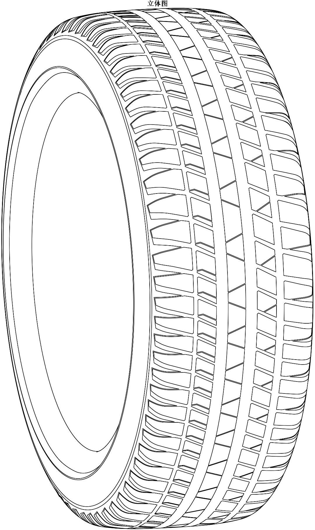 轮胎线条图图片