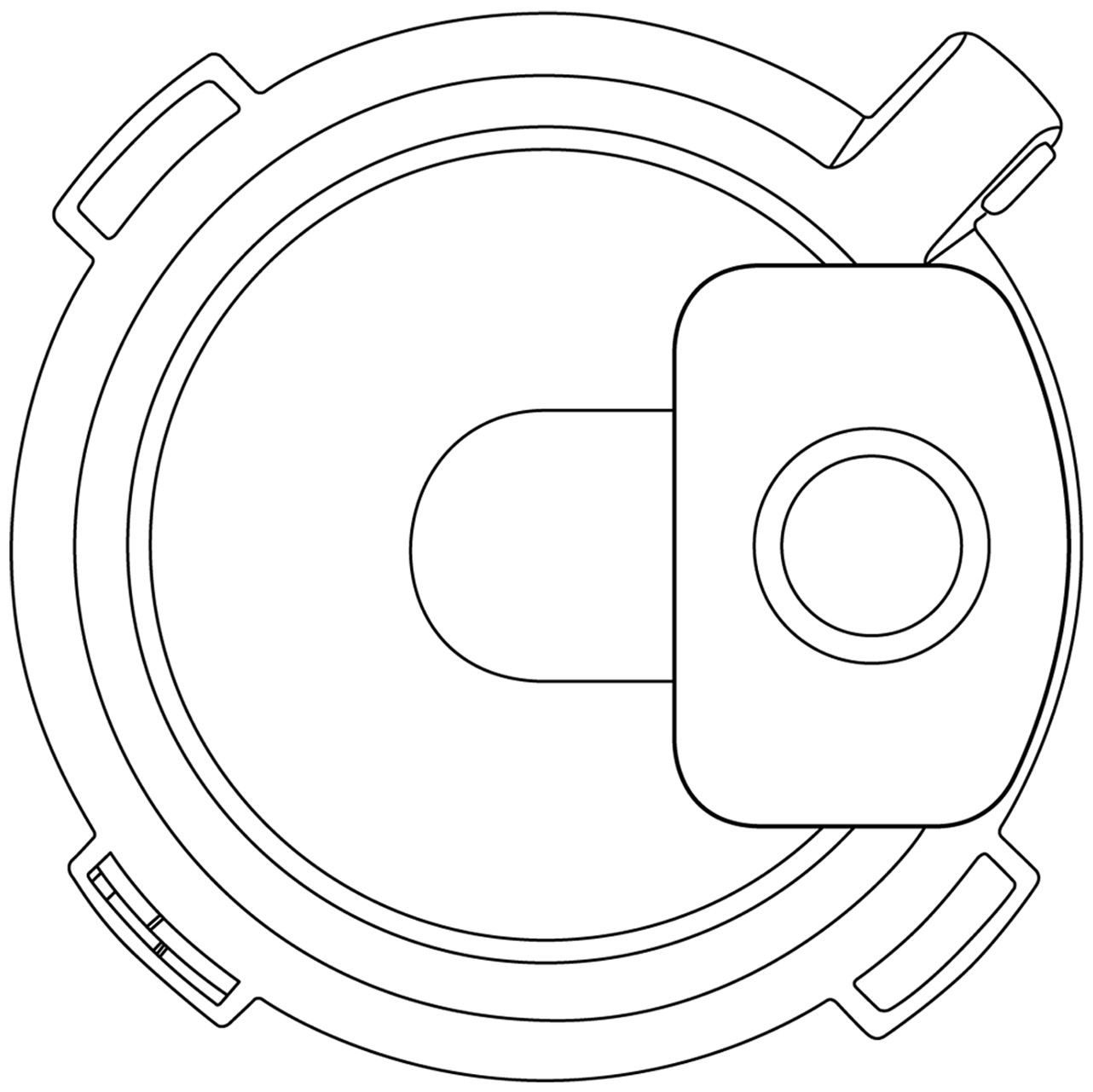 食品加工容器用盖子