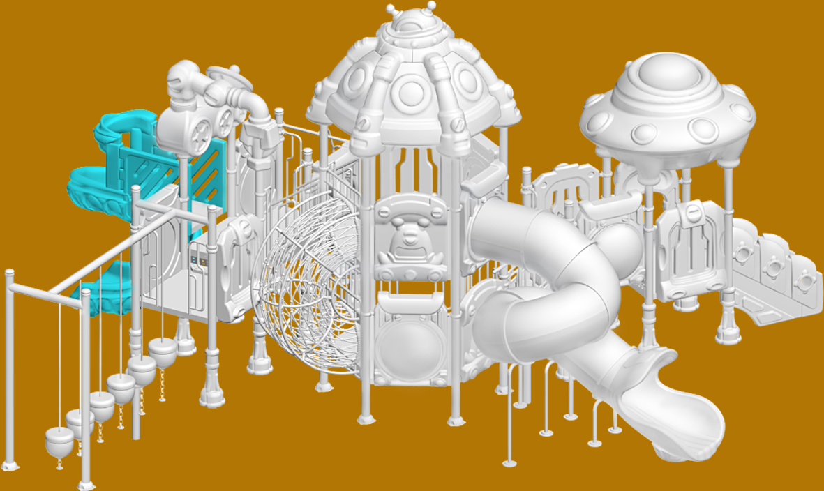 本外观设计产品的名称:游乐设施(星际迷航10);2.