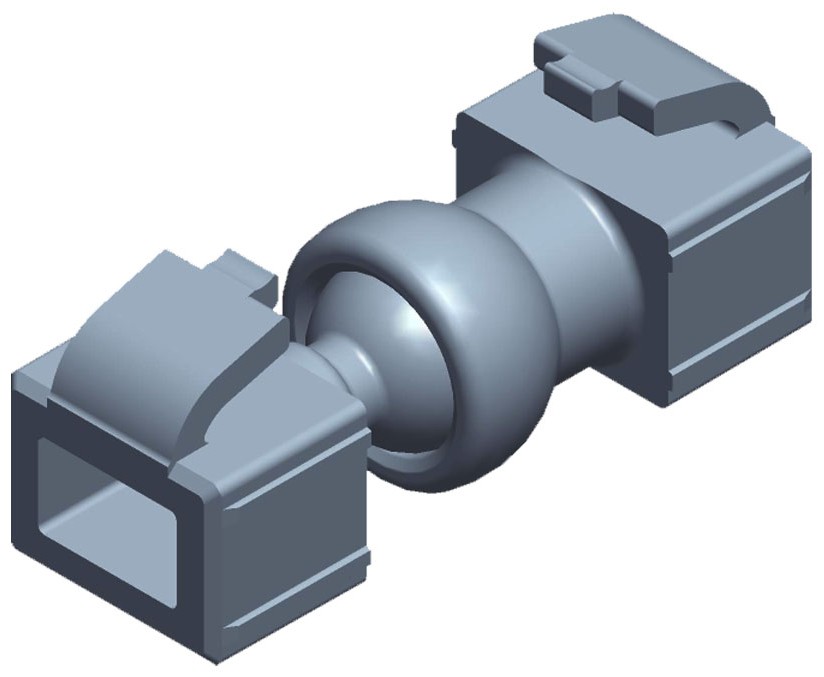 万向头外框连接件