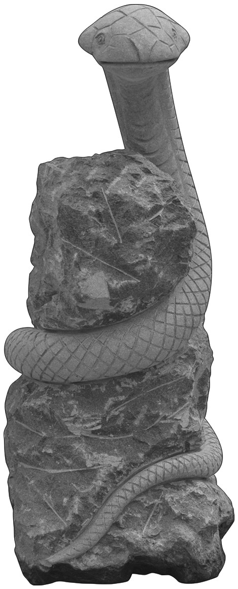 石雕十二生肖之蛇